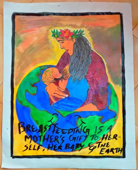 A Honour to Breast Feeding Week 2020-Poster  Making Competition